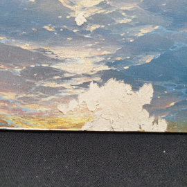 Картина Айвазовского Рыбаки на берегу моря, печать на ДВП. Картинка 2